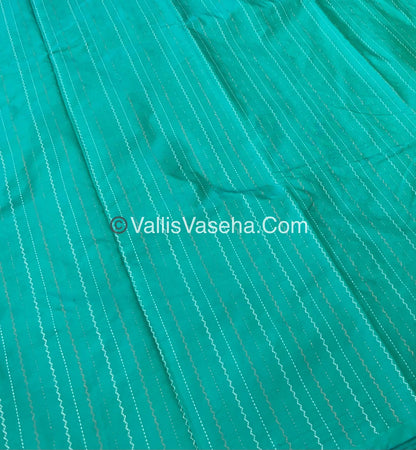 Semi Silk Saree - Aarani Pattu Style - VVSSS005