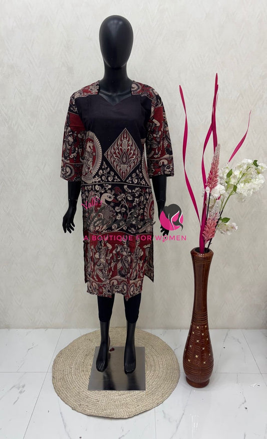 Ready Made - Kalamkari Kurti -VVRKK001