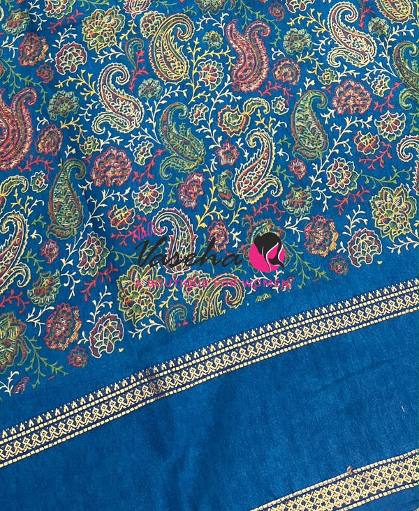 Casual Wear - Fancy Mixed Cotton - Ramar Blue- VVFMC007