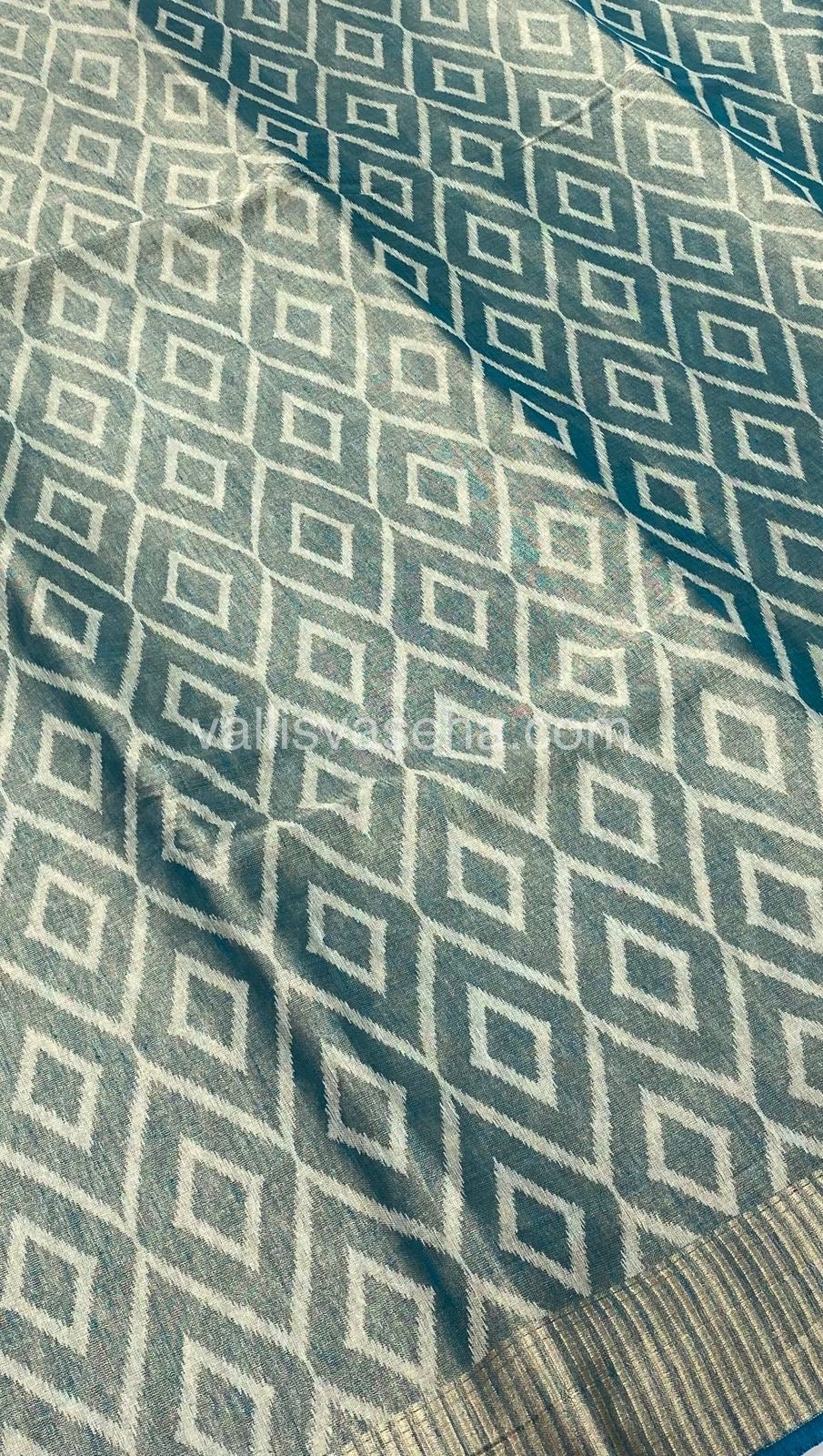 Semi Tussar Silk - Ramar Blue Shade - VVSTS001