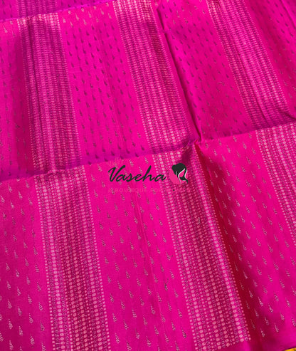 Pure Soft Silk Saree - Border Less  - Pink Shade - VVPSS131