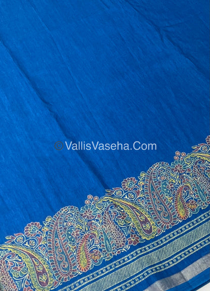 Casual Wear - Fancy Mixed Cotton - Light Blue Shade - VVFMC001
