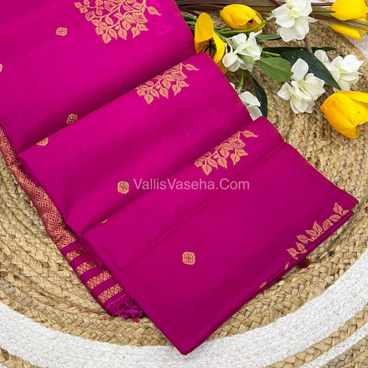 Mulberry Semi Silk - Dark  pink  Shade - VVMSS002