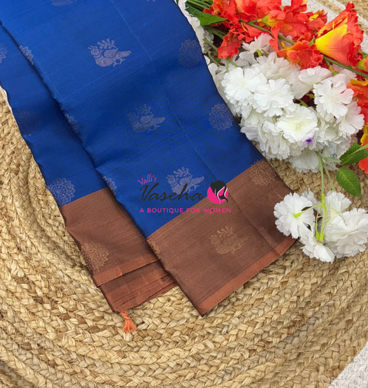Half Mix - Pure Soft Silk Saree - VVPSS083