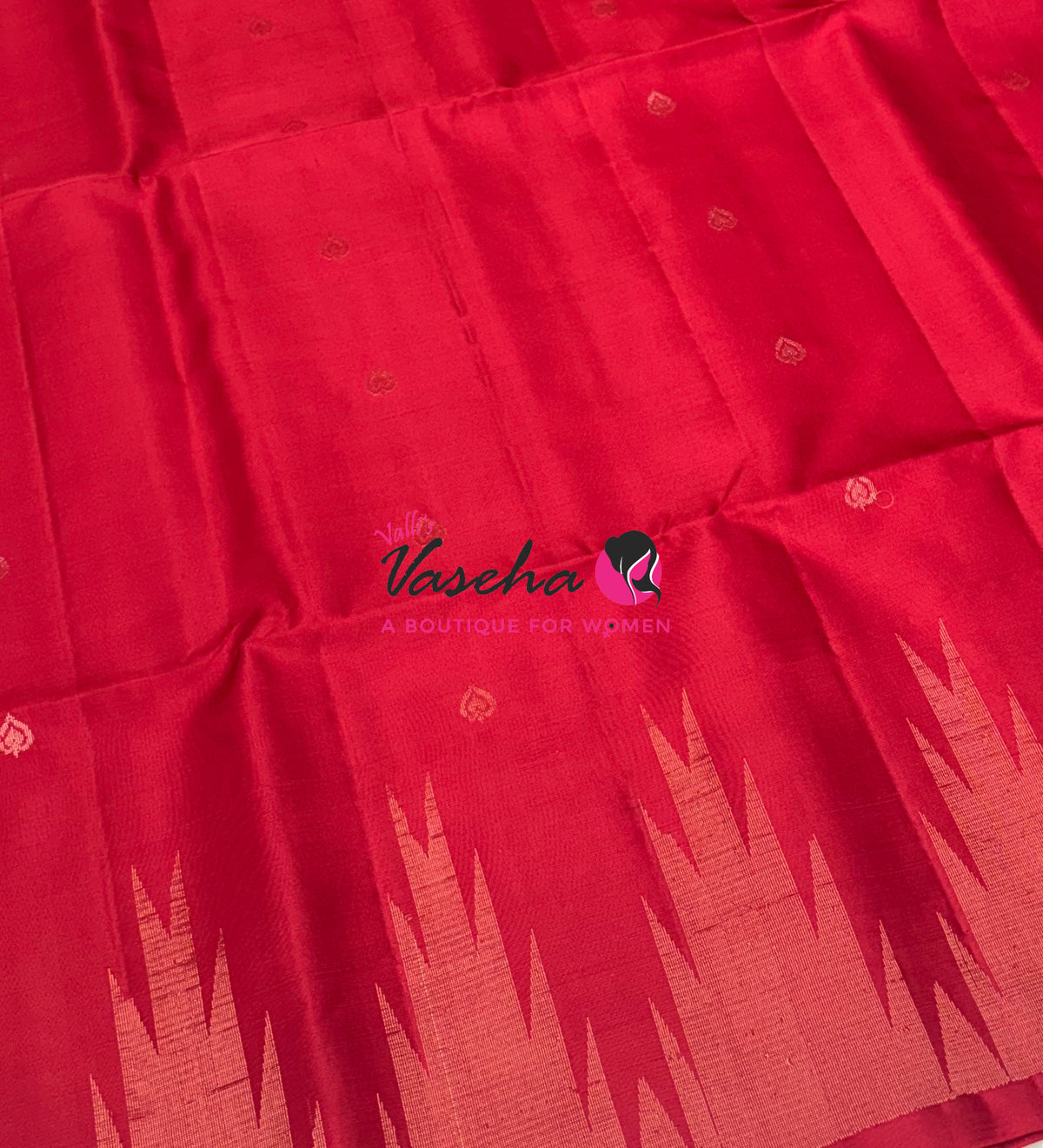 Pure Soft Silk Saree - Red Shade - VVPSS061