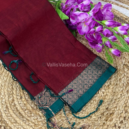 Dhaka Cotton Saree - VVDCS001