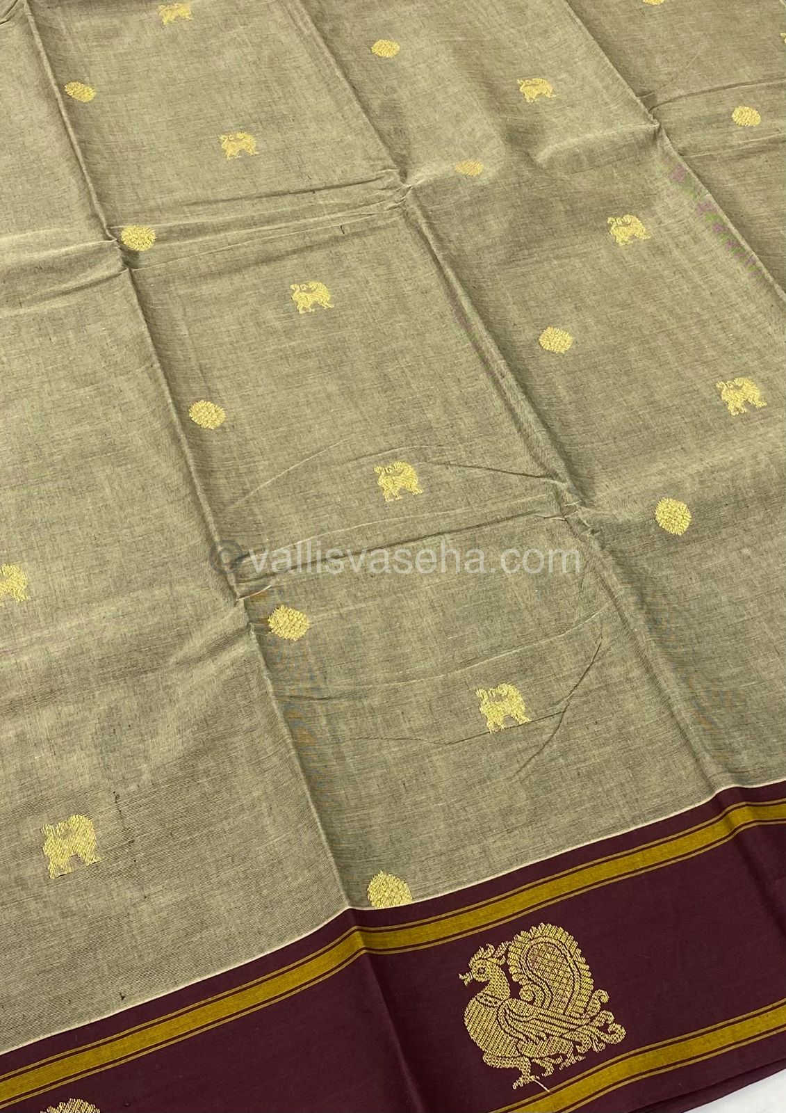 Premium Kanchi Cotton Saree - VVKCS004