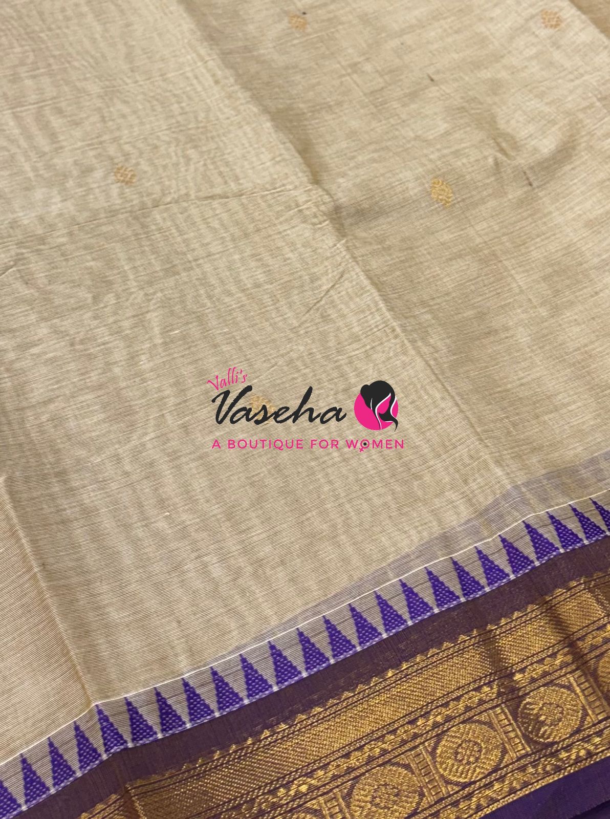 Kanchi Cotton Saree - VVKCS023