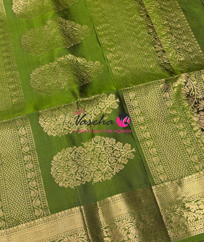Pure Soft Silk Saree - Kanchi Border - VVPSS033