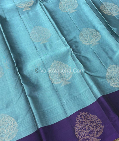 Half Mix - Pure Soft Silk Saree - VVPSS054