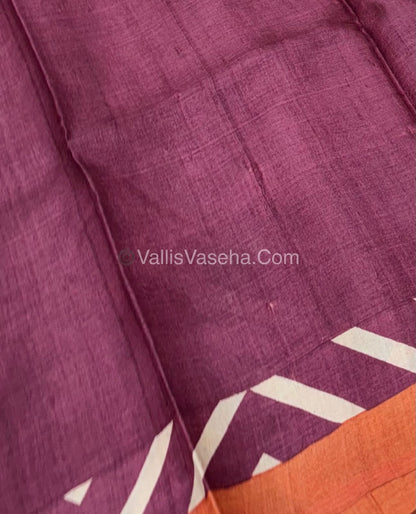 Pure Tussar Silk  - VVPTS001