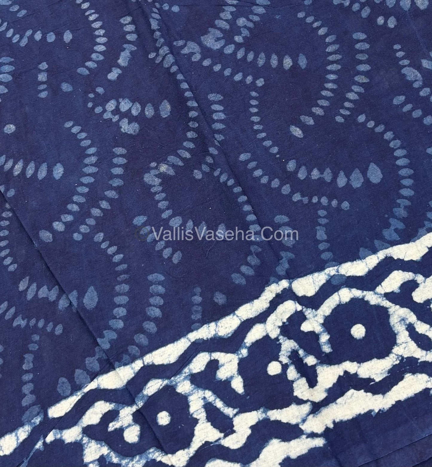 Pure Soft Mul Mul Cotton Sarees - Hand Block Prints - VVMMC006