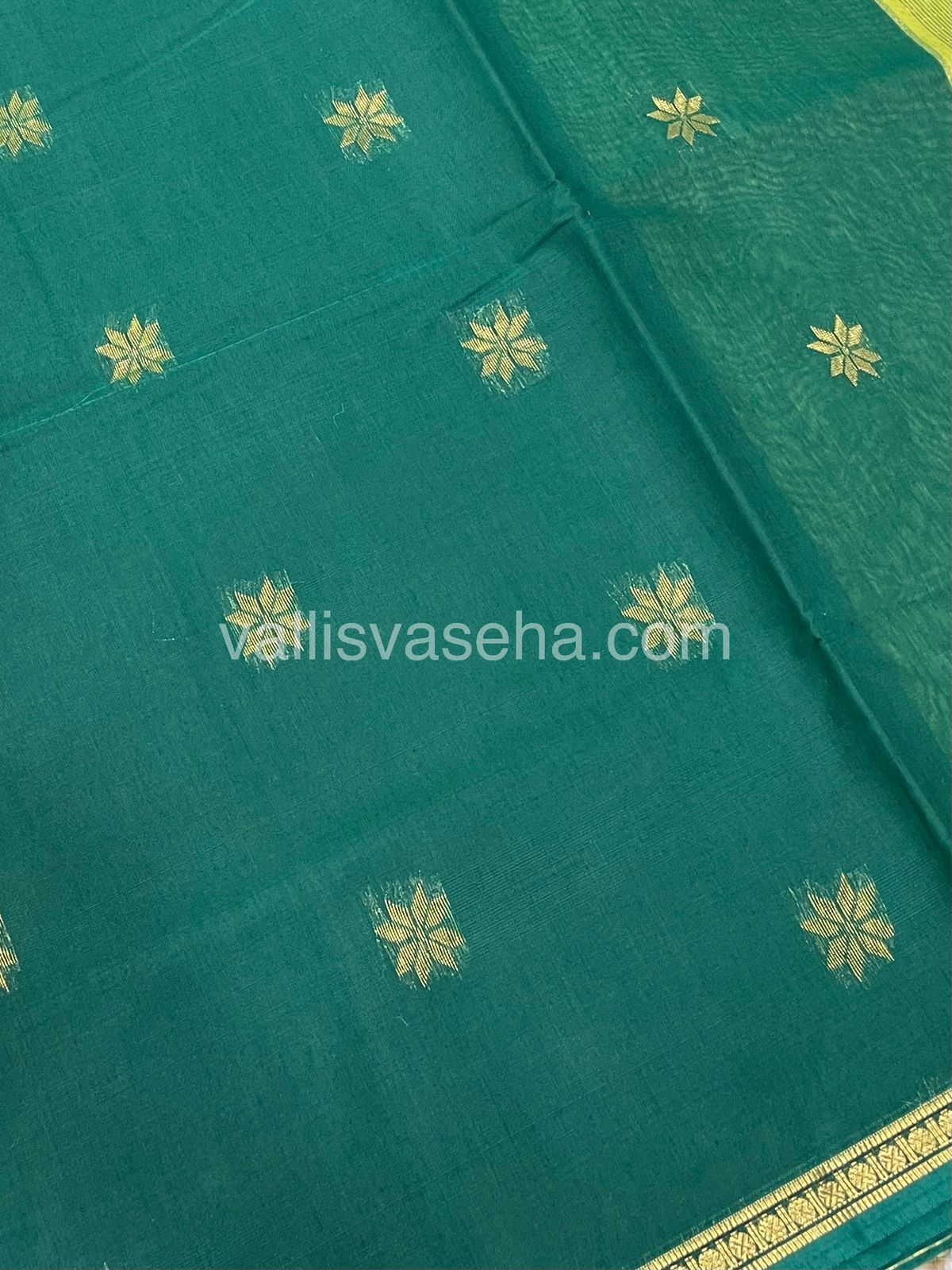 Semi Maheshwari Silk Cotton Saree - VVMSC006