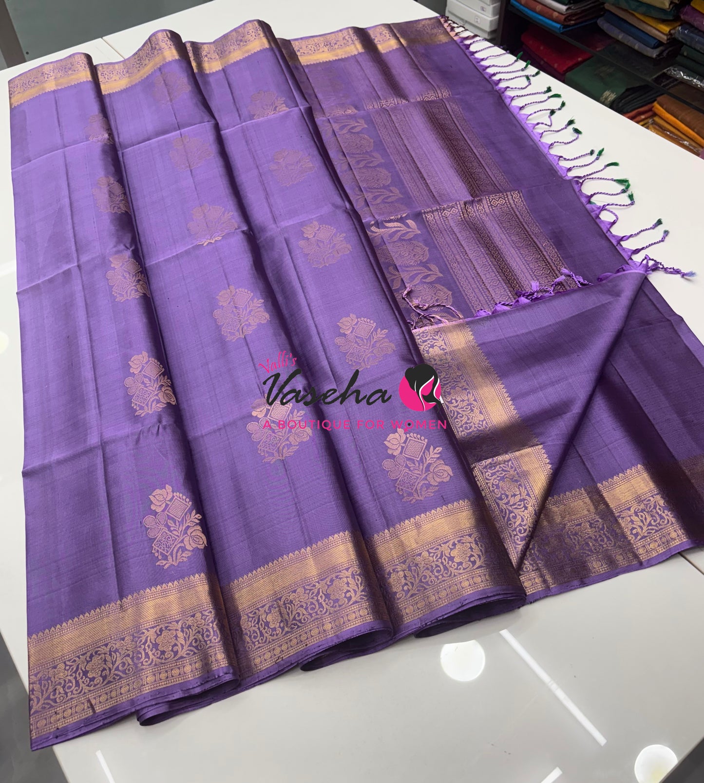 Pure Soft Silk Saree - Kanchi Border - VVPSS033