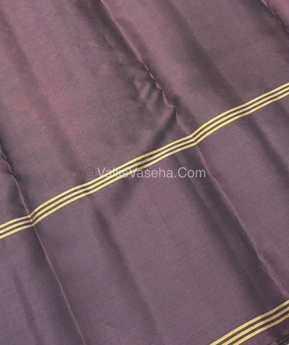 Half Mix - Pure Soft Silk Saree - Long Retta Petta Border with Butta - VVPSS076
