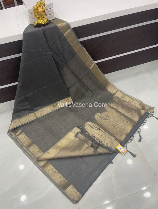 Chanderi Mixed Cotton Saree  - VVCMC001