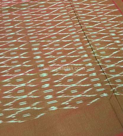 Ikkat Mercerised Cotton Saree - VVIKS001