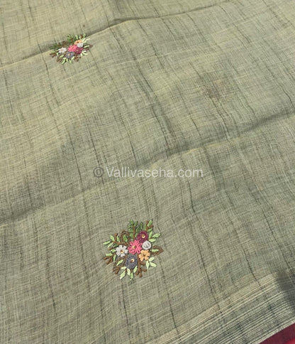 French Knot - Tissue Saree -  VVLFN001