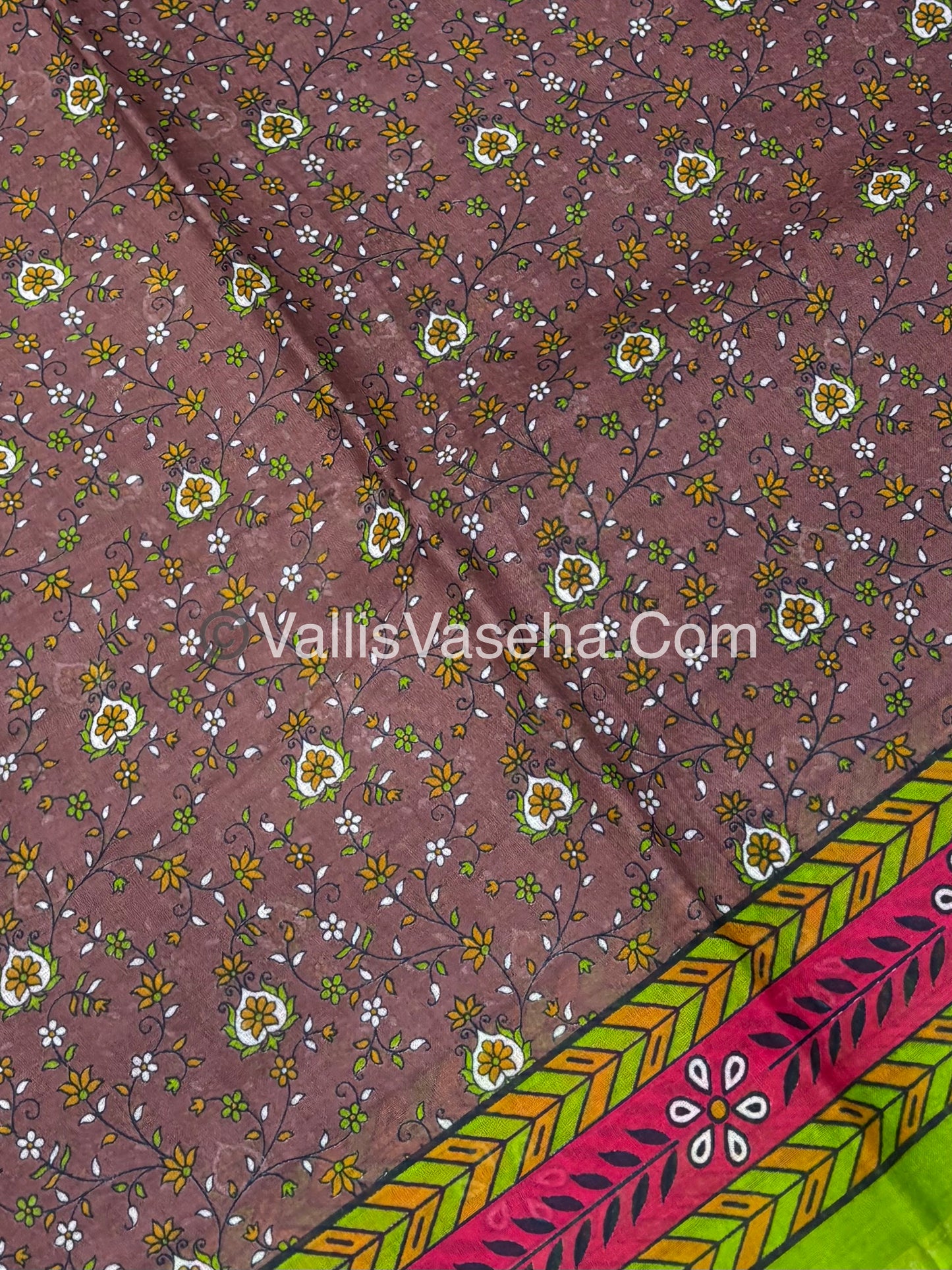 Pure Cotton Voile Saree | VVPVC001