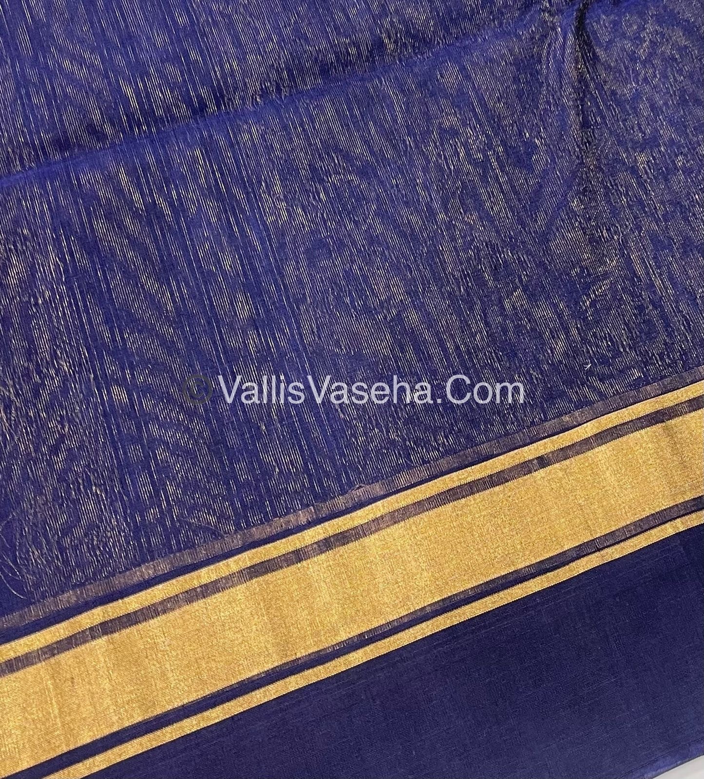 Kora Silk Saree - SICO - Grey With Blue Shade  - VVKS002