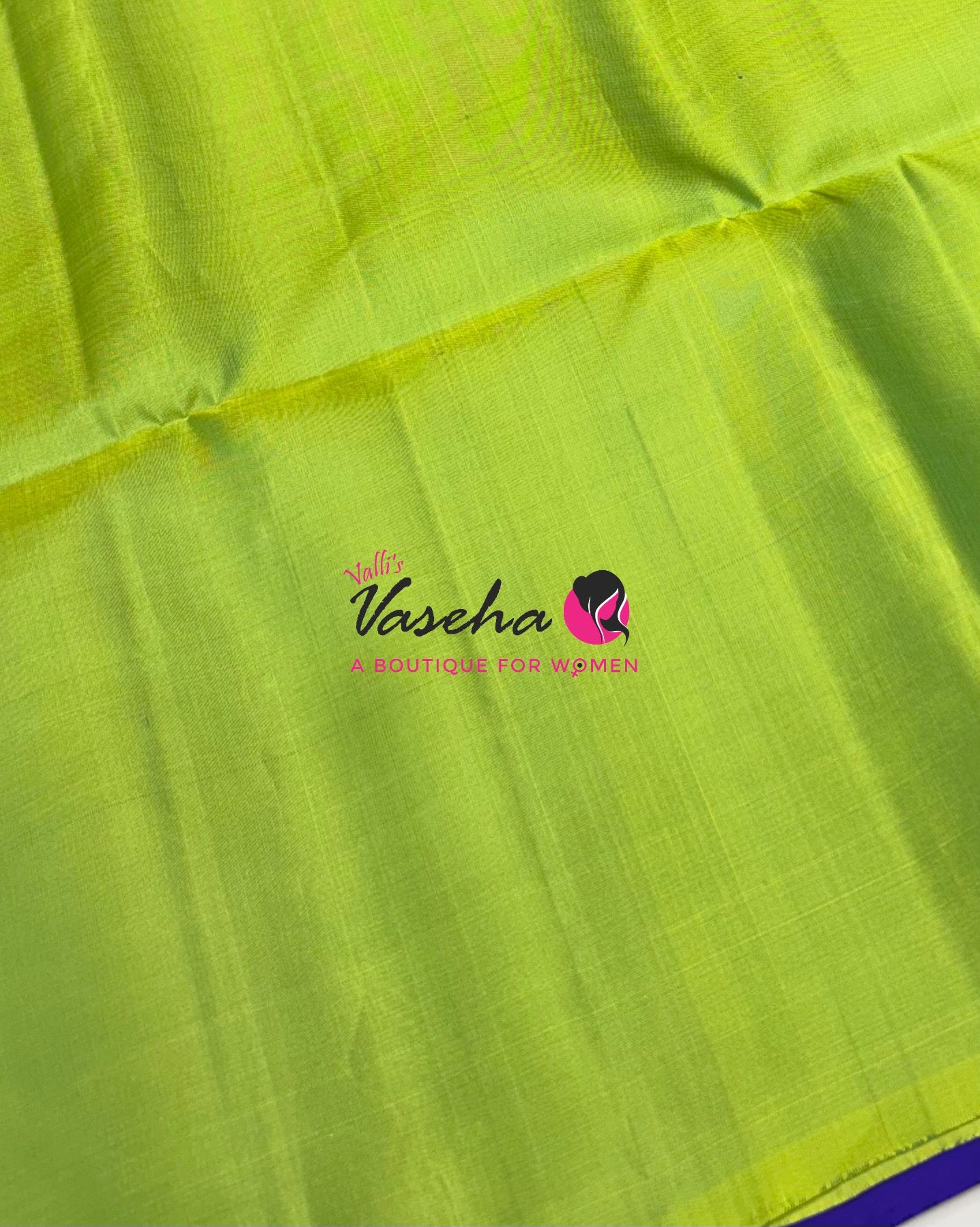 Pure Soft Silk Saree -  Blue & Green Shade - VVPSS086
