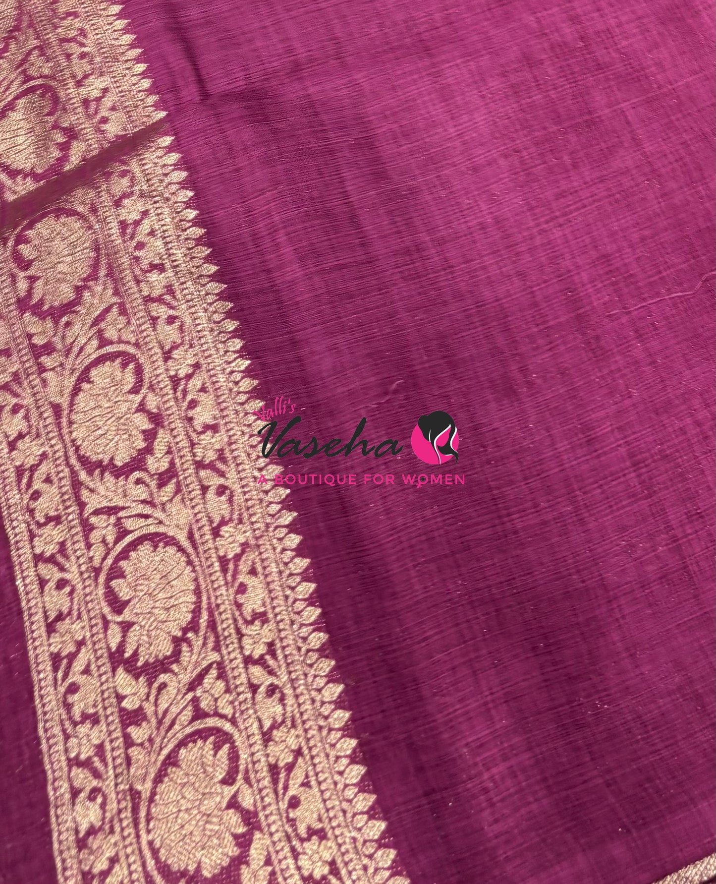 Banarasi - Heritage Silk - Semi Kathan Silk - Onion Pink Shade - VVBHS001