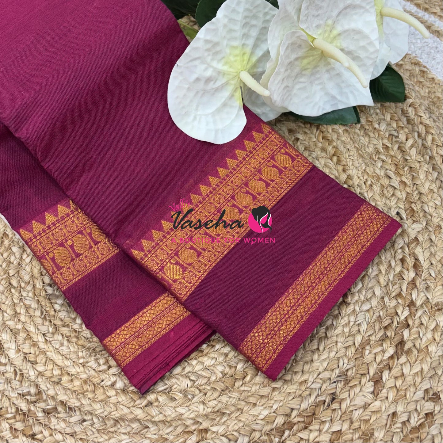Kanchi Cotton Saree - VVKCS028
