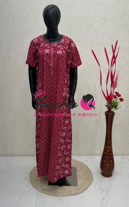 XL  Size - Nighties - VVJN001