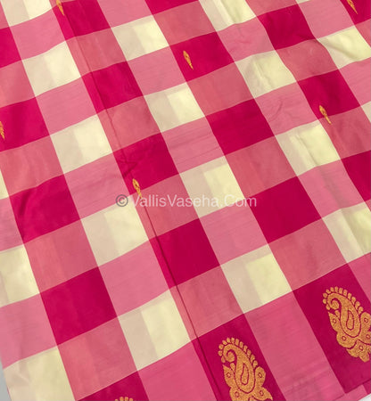 Pazhum Palamum checks - Semi Silk Sarees - VVSSS003
