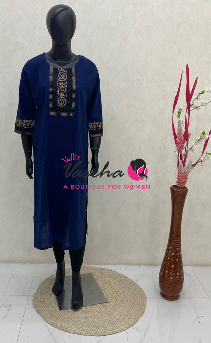 Ready Made - Kurti - Straight Cut - VVRK003