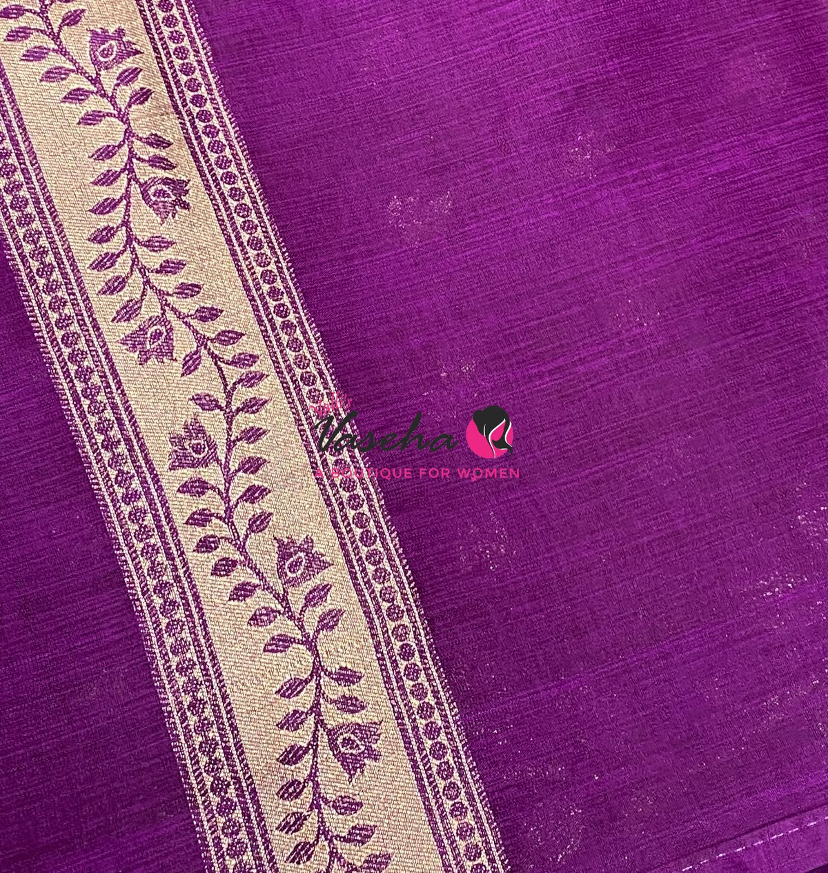 Banarasi - Heritage Meenakari Silk - Purple Shade - VVBHS012