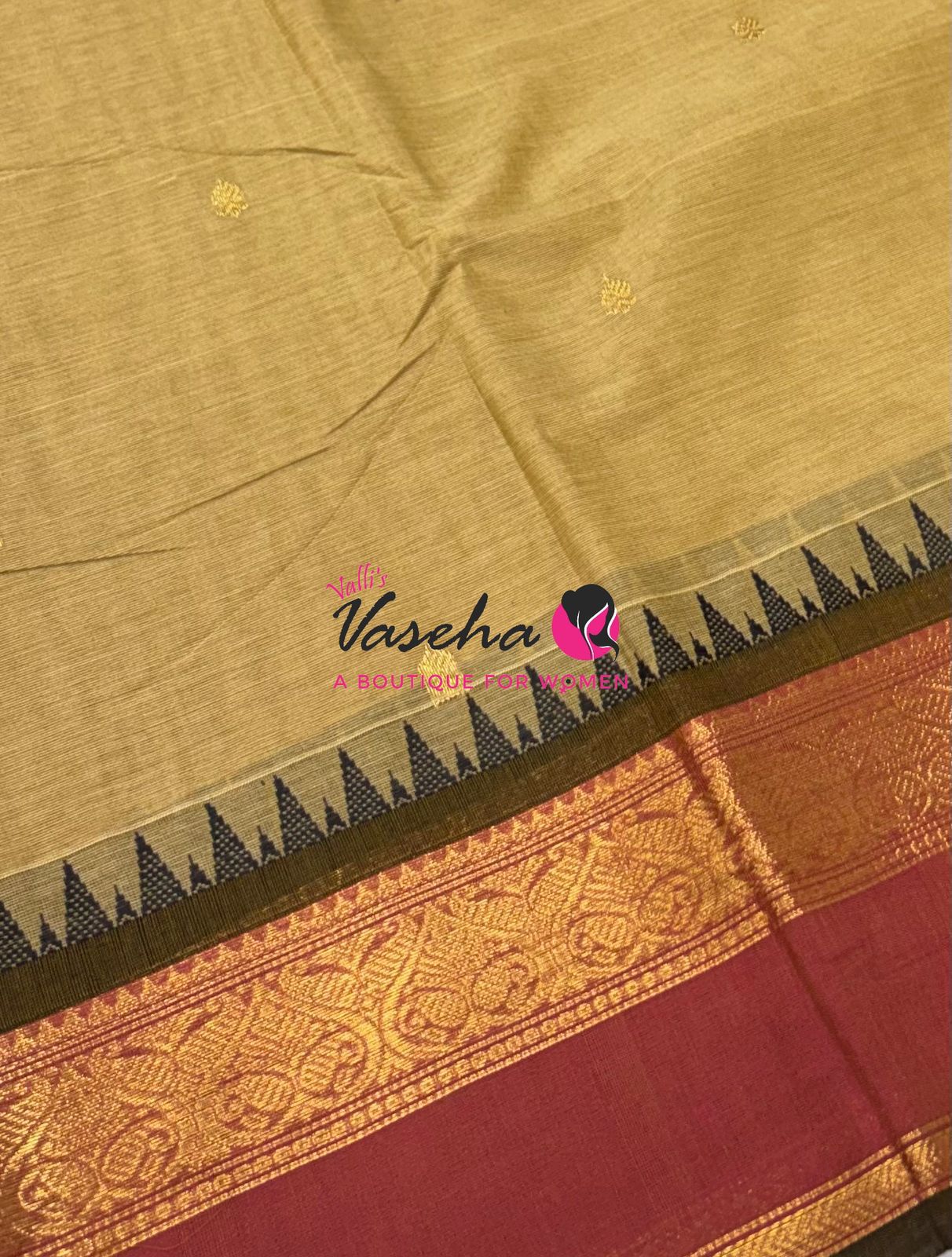 Kanchi Cotton Saree - VVKCS025
