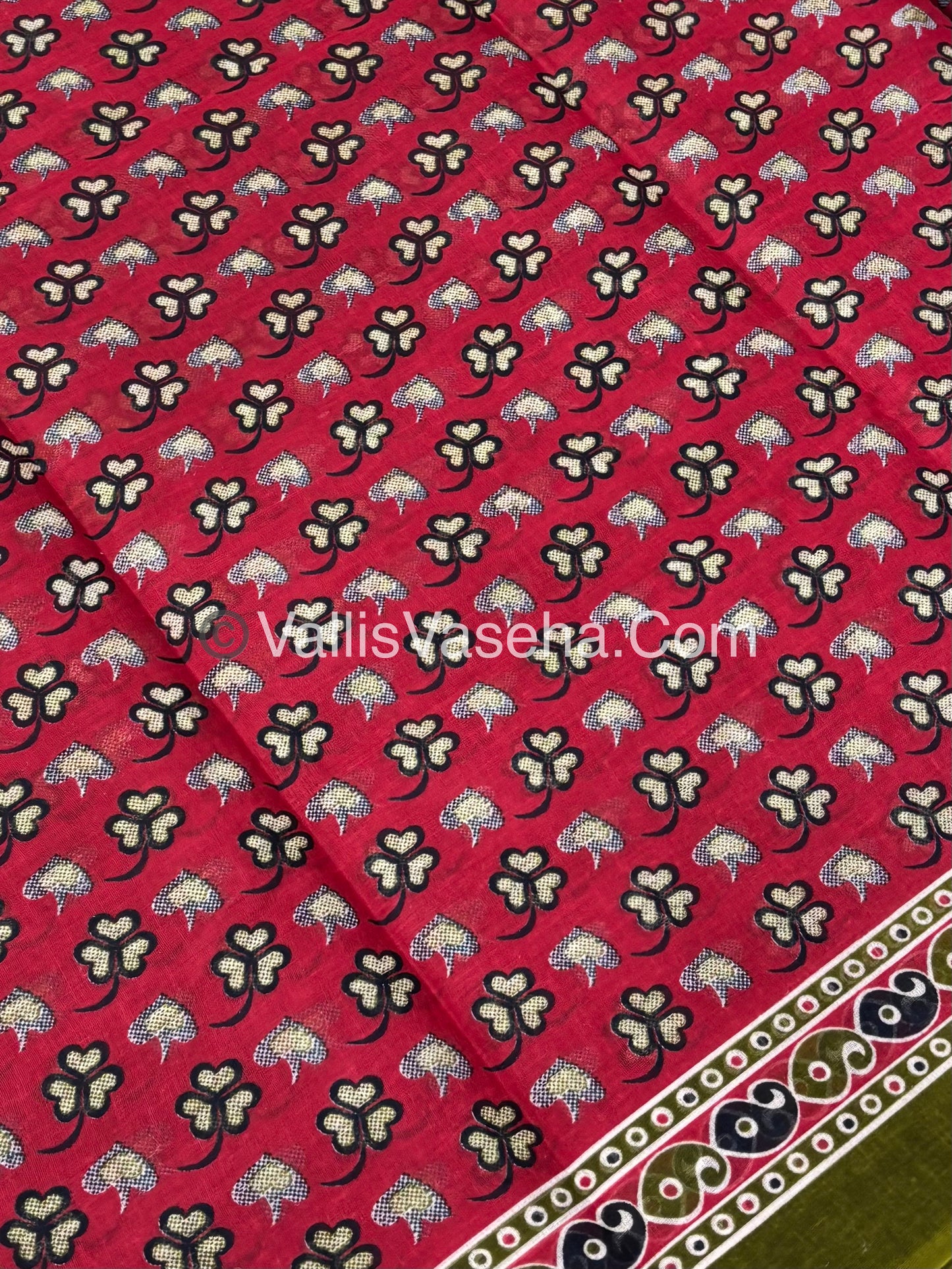 Pure Cotton Voile Saree | VVPVC003