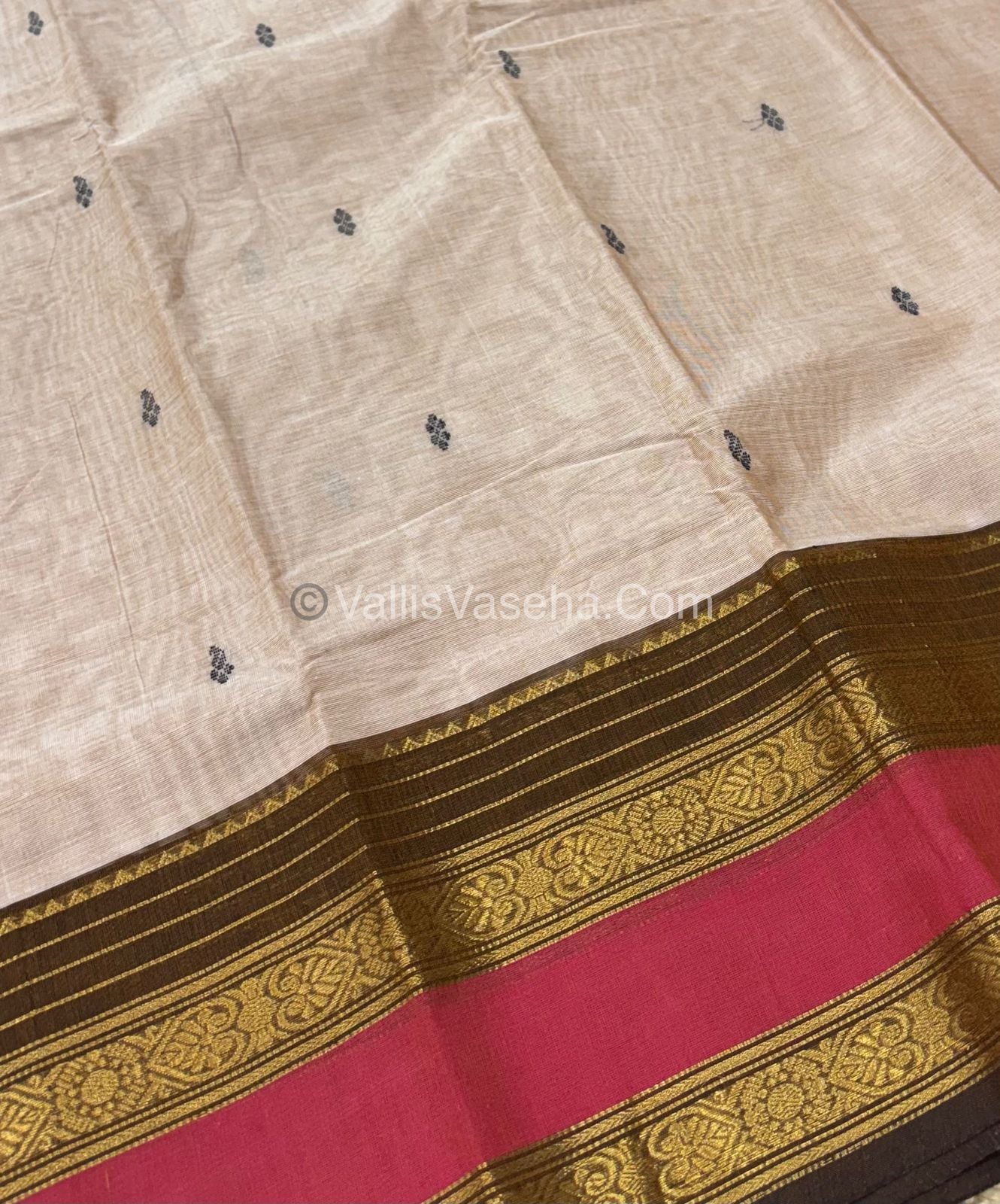 Kanchi Cotton Saree - VVKCS017