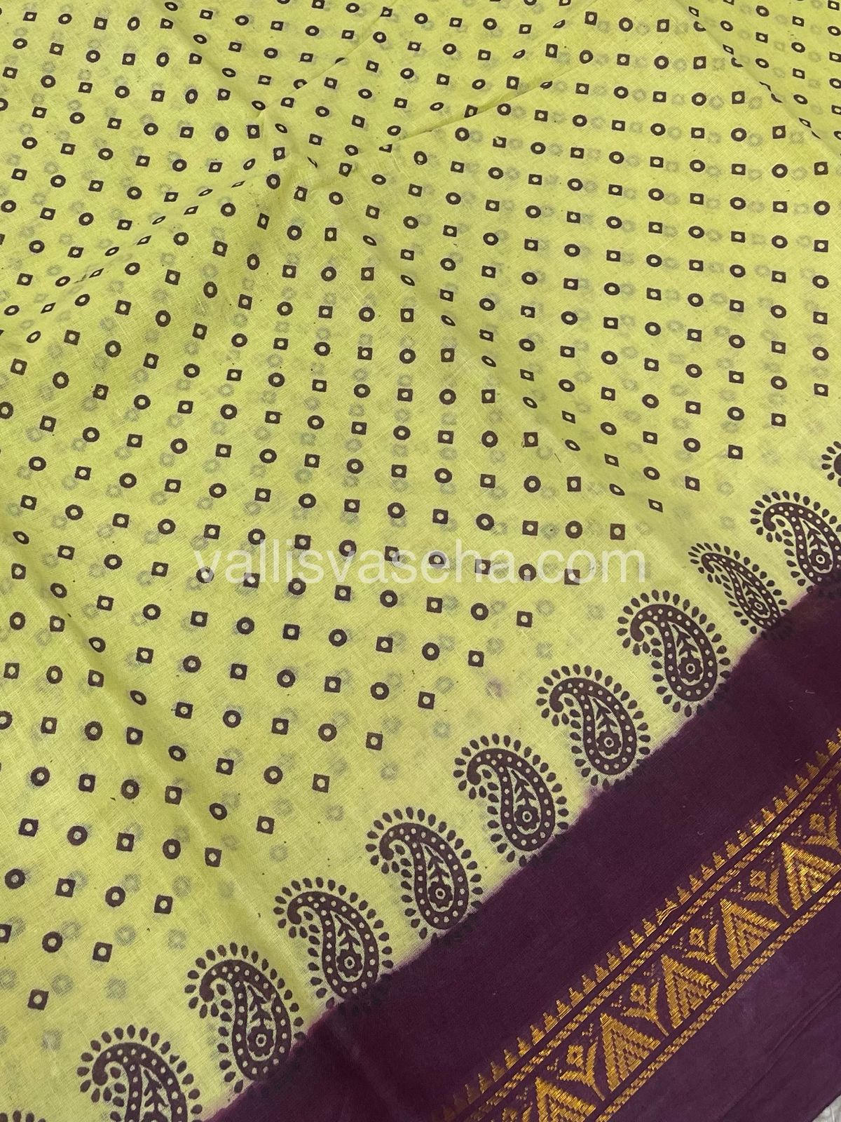 Sungudi Cotton Saree  - Bandini Print  - VVSBP001