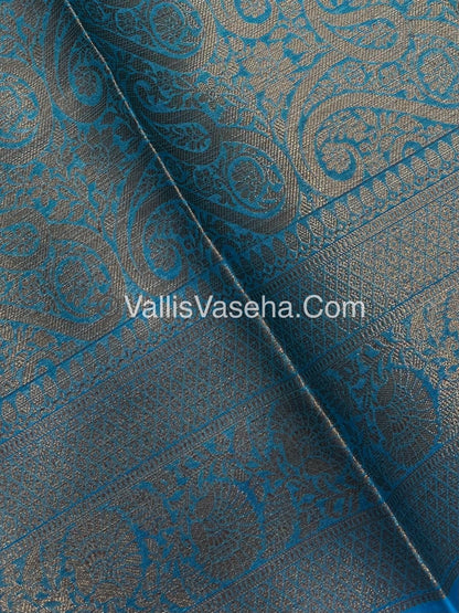 40% less - Offer Saree - Semi Banarsi Silk Saree - VVDS006