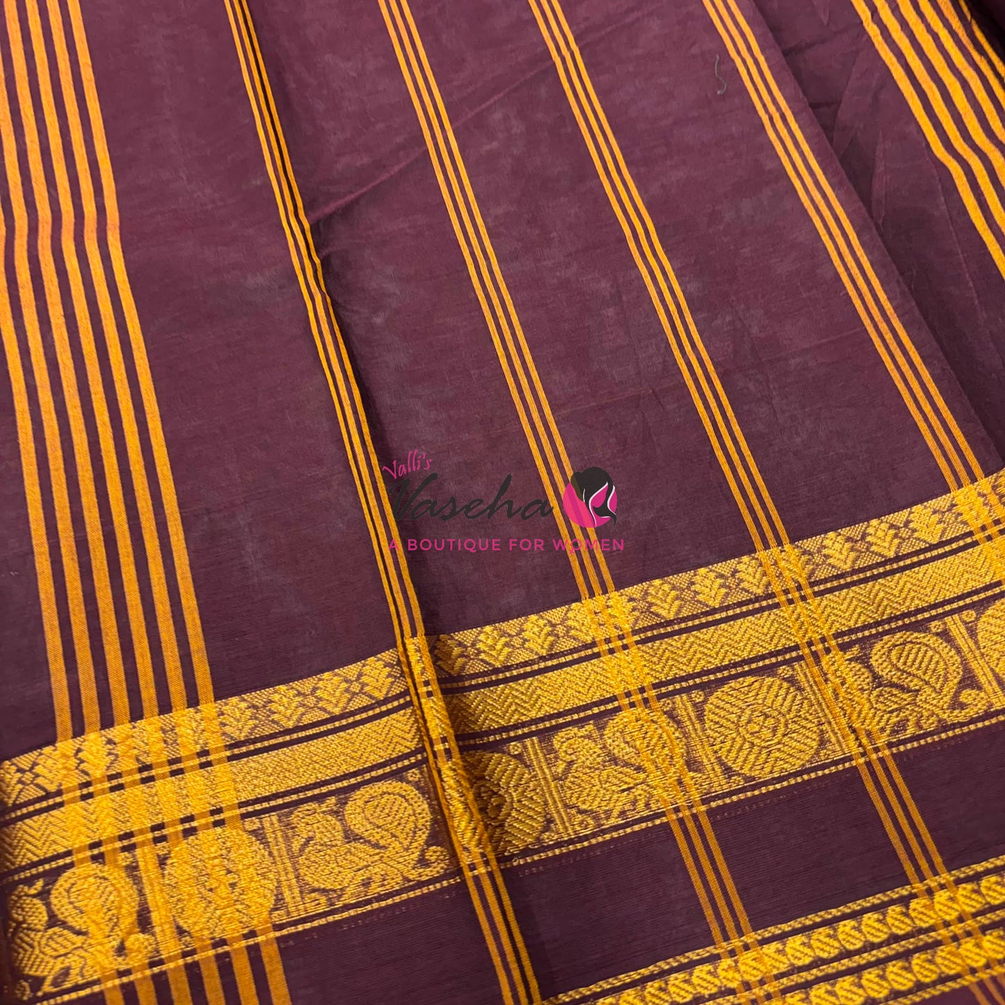 Kanchi Cotton Saree - VVKCS019