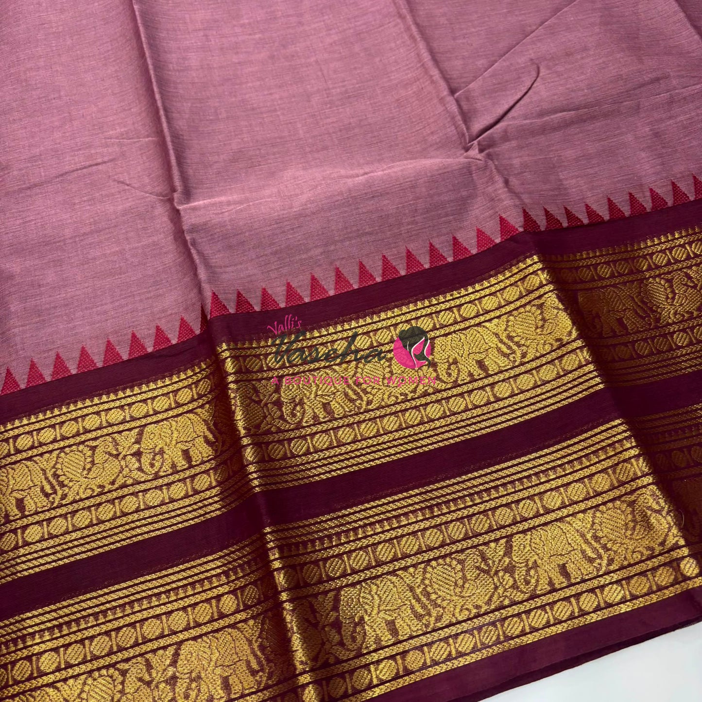 Kanchi Cotton Saree - VVKCS019