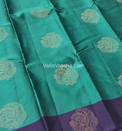 Half Mix - Pure Soft Silk Saree - VVPSS040