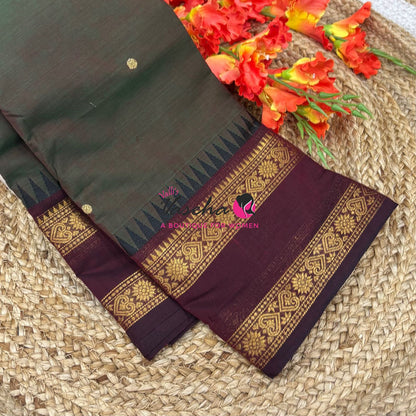 Kanchi Cotton Saree - VVKCS025