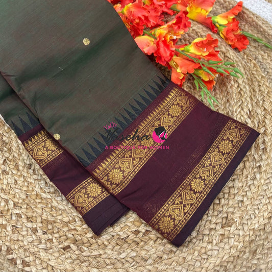 Kanchi Cotton Saree - VVKCS025
