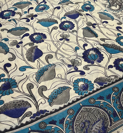 Pure Kalamkari Cotton Saree - VVPKC002