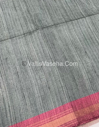 Art Silk / Semi Gicha Tussar Saree  - VVSGT002
