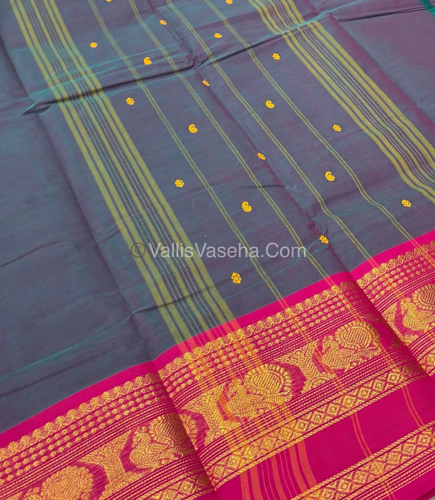 Kanchi Cotton Saree - VVKCS012