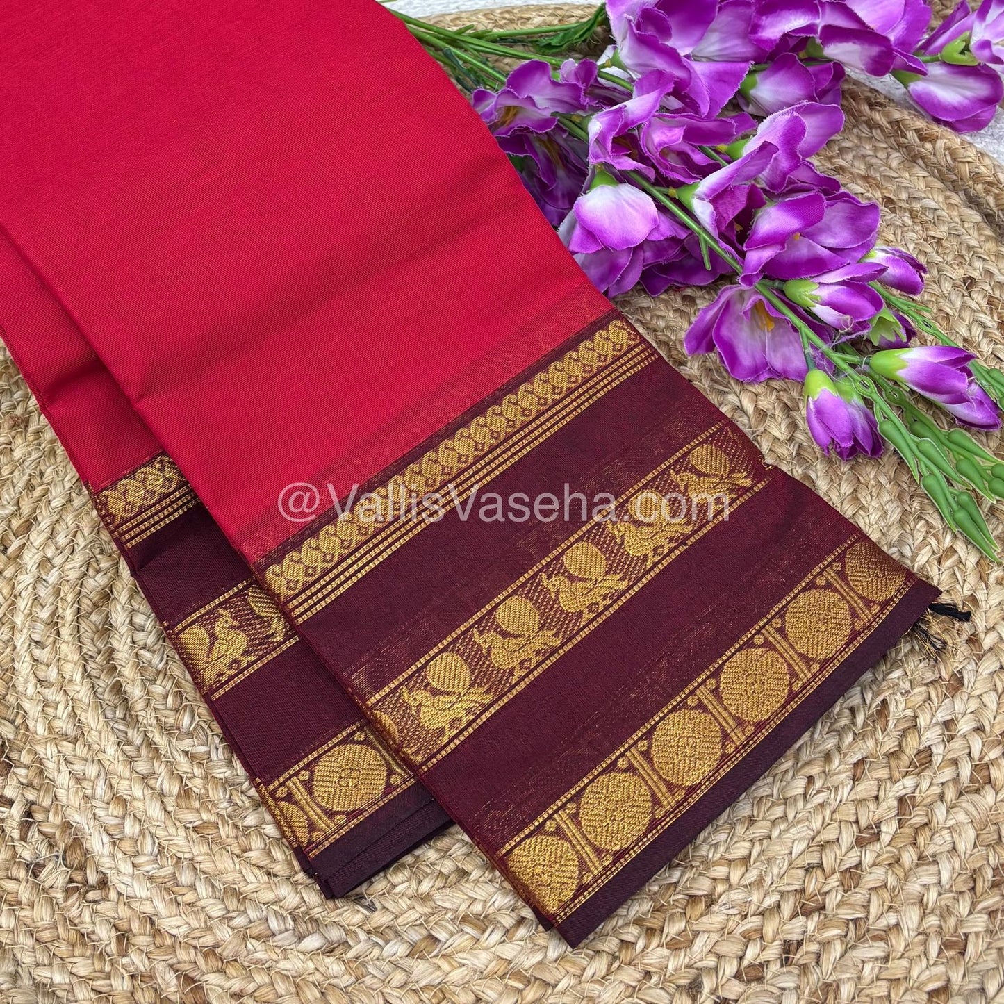 Kanchi Cotton Saree - VVKCS016