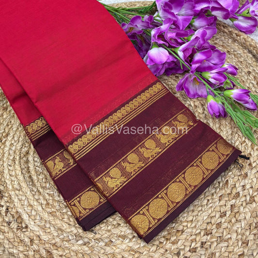 Kanchi Cotton Saree - VVKCS016