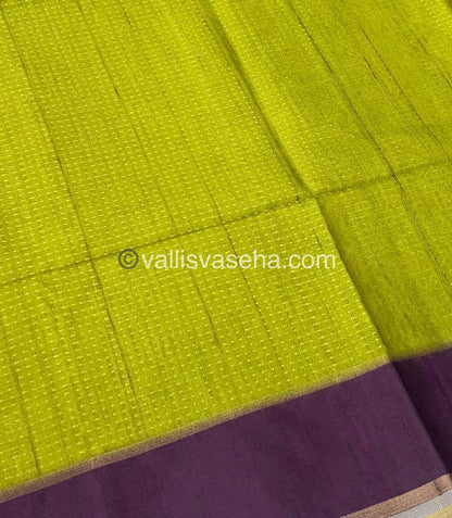 Semi Tussar Silk - Vairavoosi Design - VVSTS037