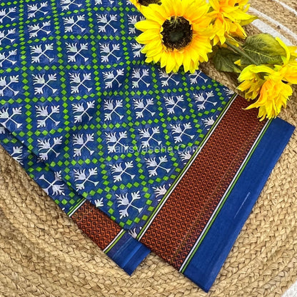 Pure Cotton Voile Saree | VVPVS001