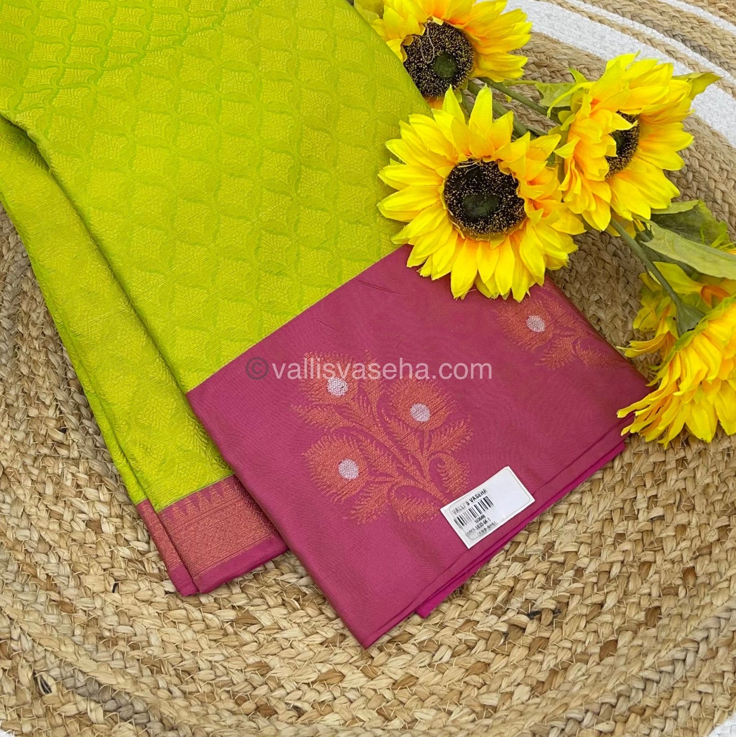 Banarasi - Kora Muslin Saree - VVKMS001