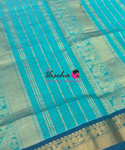 Semi Silk Cotton Saree | Vairavoosi  Design |VVSSC017